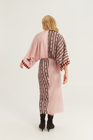 Camila Twisted Print Midi Dress