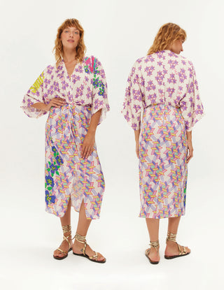 Camila Printed Midi Dress