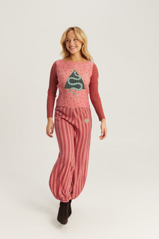 Coco Metallic Knit Balloon Pants