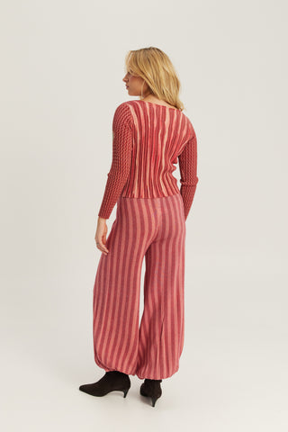Coco Metallic Knit Balloon Pants