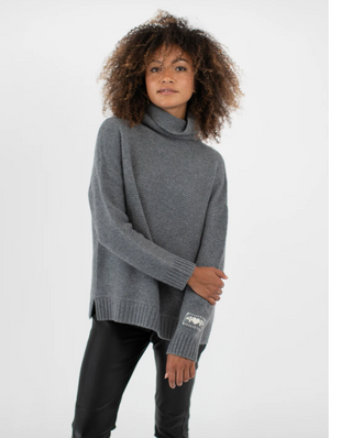 4 Loving People Ingrid Cashmere Sweater in Sky Grey – SeeSaw Boutique