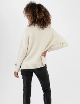 4 Loving People Ingrid Cashmere Sweater in Pearl – SeeSaw Boutique