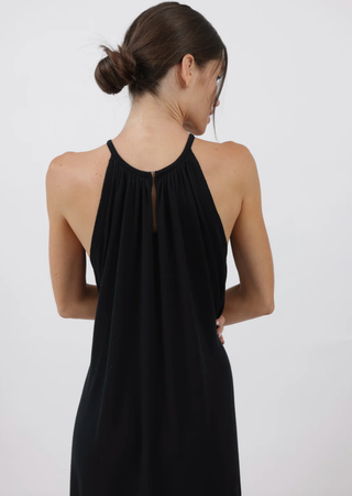 4-Loving-People_Matira-Dress_[Black]_Back Close Up_SeeSaw-Boutique