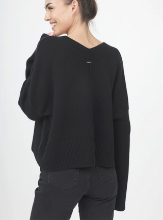 4-Loving-People_Keira-V-Neck_Black_Back_SeeSaw-Boutique