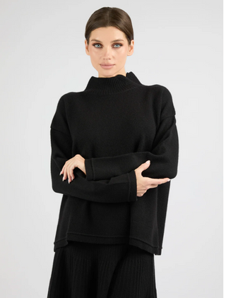 4-Loving-People_Niseko-Pullover_Black_Front_SeeSaw-Boutique