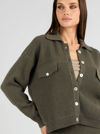 4-Loving-People_Telluride-Cardigan_Moss_Closeup_SeeSaw-Boutique