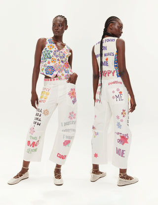 Cala Cotton Barrel Pants – Statement Spring & Casual Outfit Pant