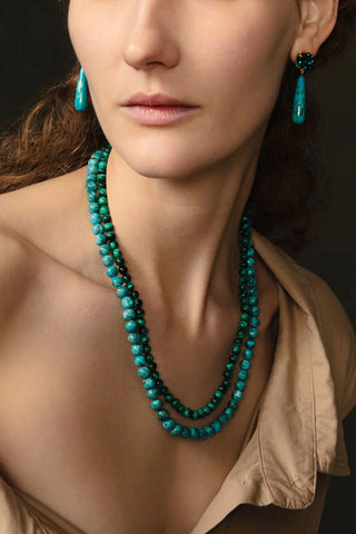Turquoise Double Layer Necklace