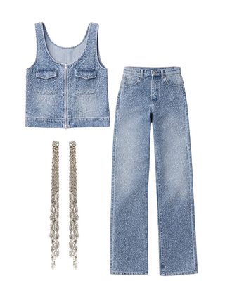 Denim and Diamonds Outfit