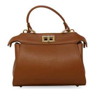 Genuine Italian Leather Handle and Crossbody Bag