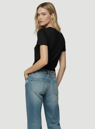 Machine Washable Cashmere Short Sleeve Crewneck Sweater
