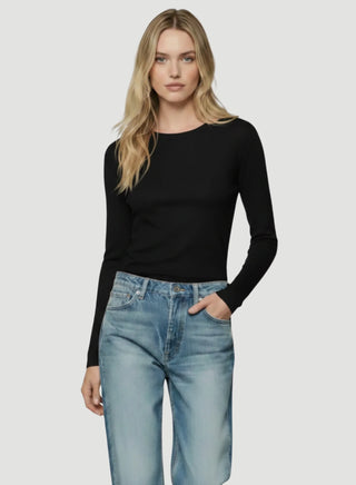Machine Washable Cashmere Long Sleeve Crewneck Sweater