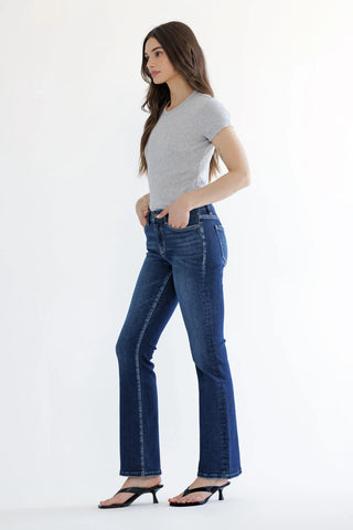 Mid-Rise Bootcut Jeans
