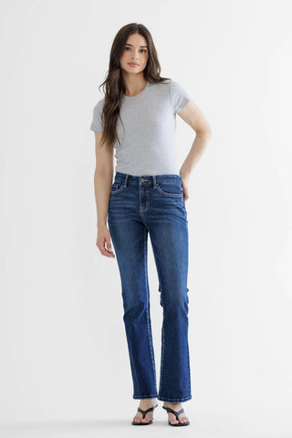 Mid-Rise Bootcut Jeans