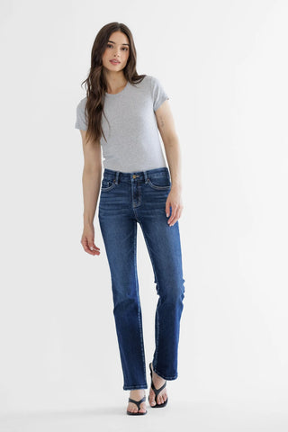 Mid-Rise Bootcut Jeans