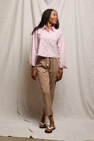 Cozy Beach Fleece Capri Pant