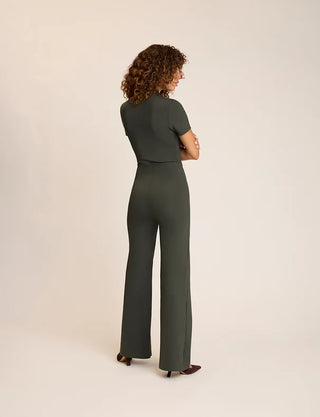 Neoprene Wide Leg Pant