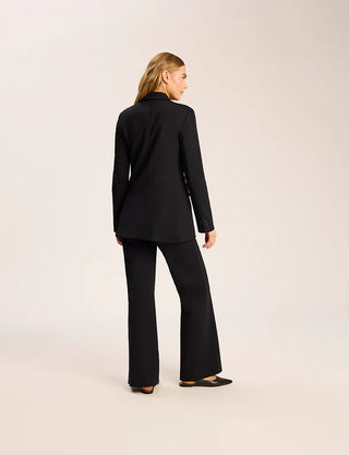 Neoprene CEO Wide Leg Trouser