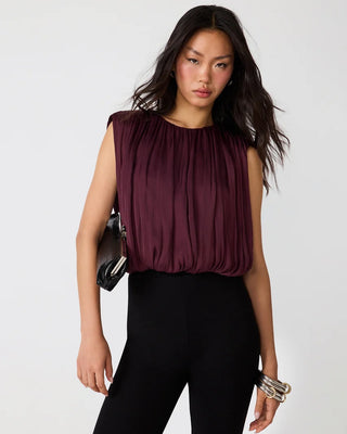 Milana Pleated Sleeveless Top