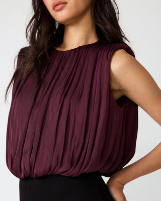 Milana Pleated Sleeveless Top
