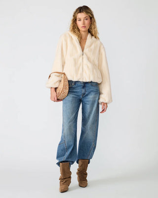 Mavis Faux Fur Hooded Jacket