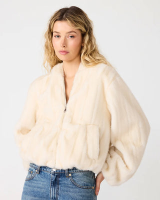 Mavis Faux Fur Hooded Jacket