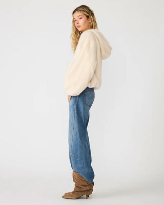Mavis Faux Fur Hooded Jacket