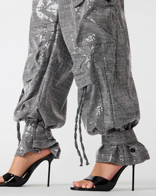 Duo Black Plaid Cargo Pants