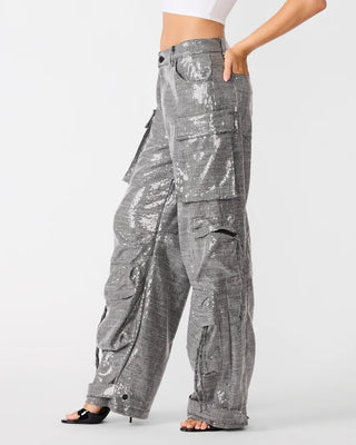 Duo Black Plaid Cargo Pants