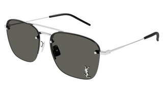 Saint Laurent Square Frame Aviator Sunglasses