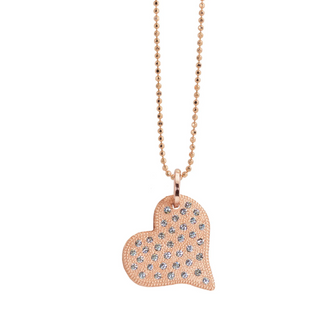 LAVA Medium 14k Rose Gold Heart