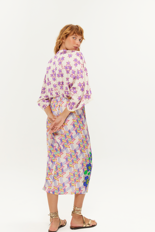 Camila Printed Midi Dress