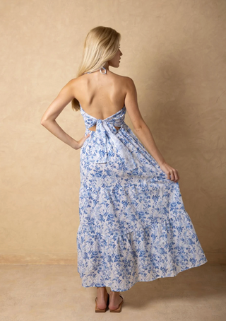 Selene Tiered Print Maxi Dress