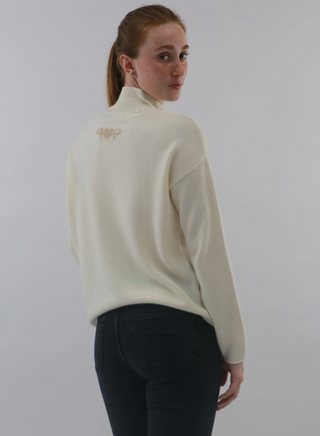 Gemma Mongolian Cashmere Mock Neck Sweater