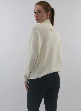 Gemma Mongolian Cashmere Mock Neck Sweater