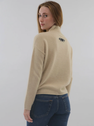 Gemma Mongolian Cashmere Mock Neck Sweater