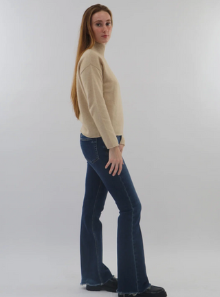 Gemma Mongolian Cashmere Mock Neck Sweater