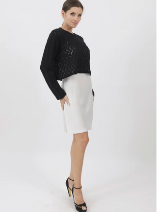 Nungwi Mongolian Cashmere Open-Weave Sweater