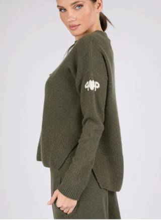 Laax Mongolian Cashmere Crewneck Sweater