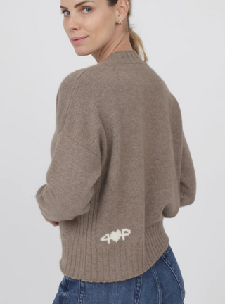Cara Mongolian Cashmere Crewneck Sweater