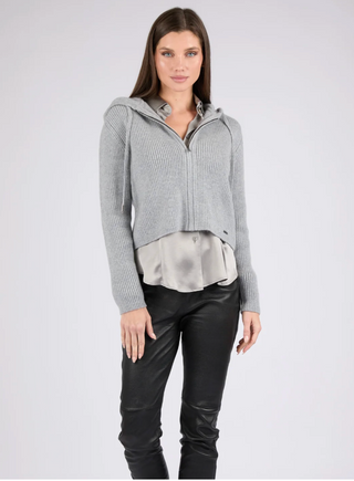 Verbier Mongolian Cashmere Zip-Up Hoodie