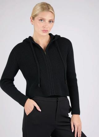 Verbier Mongolian Cashmere Zip-Up Hoodie