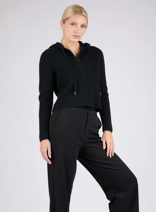 Verbier Mongolian Cashmere Zip-Up Hoodie