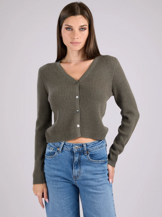 Sail Mongolian Cashmere V-Neck Cardigan