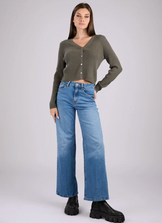 Sail Mongolian Cashmere V-Neck Cardigan