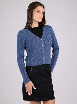 Sail Mongolian Cashmere V-Neck Cardigan