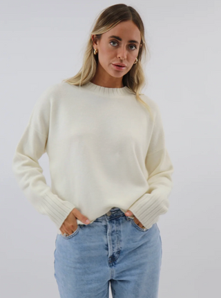 Classic Mongolian Cashmere Crewneck Sweater (Noho)
