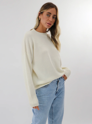 Classic Mongolian Cashmere Crewneck Sweater (Noho)