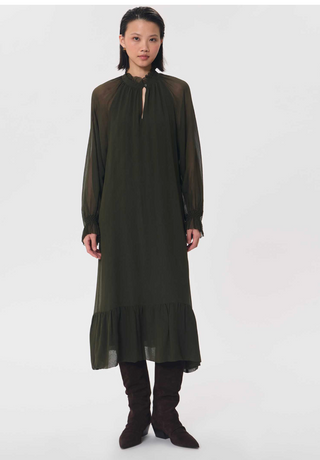 Romana Silk-Blend Maxi Dress