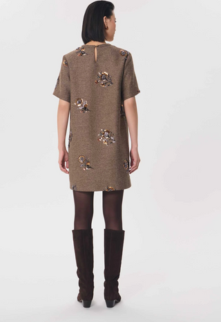 Romia Floral Print Short Sleeve Dress